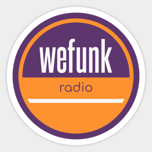 wefunk radio Sticker